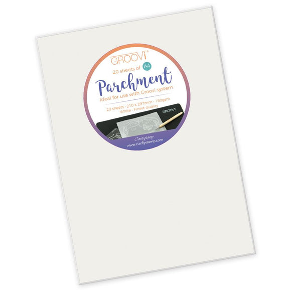 Groovi ClarityStamp Parchment 20 sheets A4
