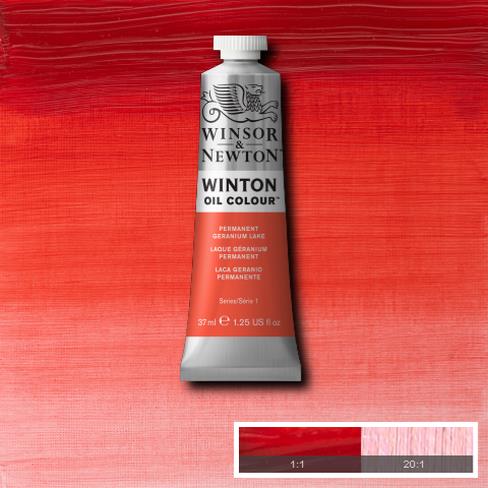 Winsor & Newton Oil : Winton Oil Paint 37ml : Geranium Lake