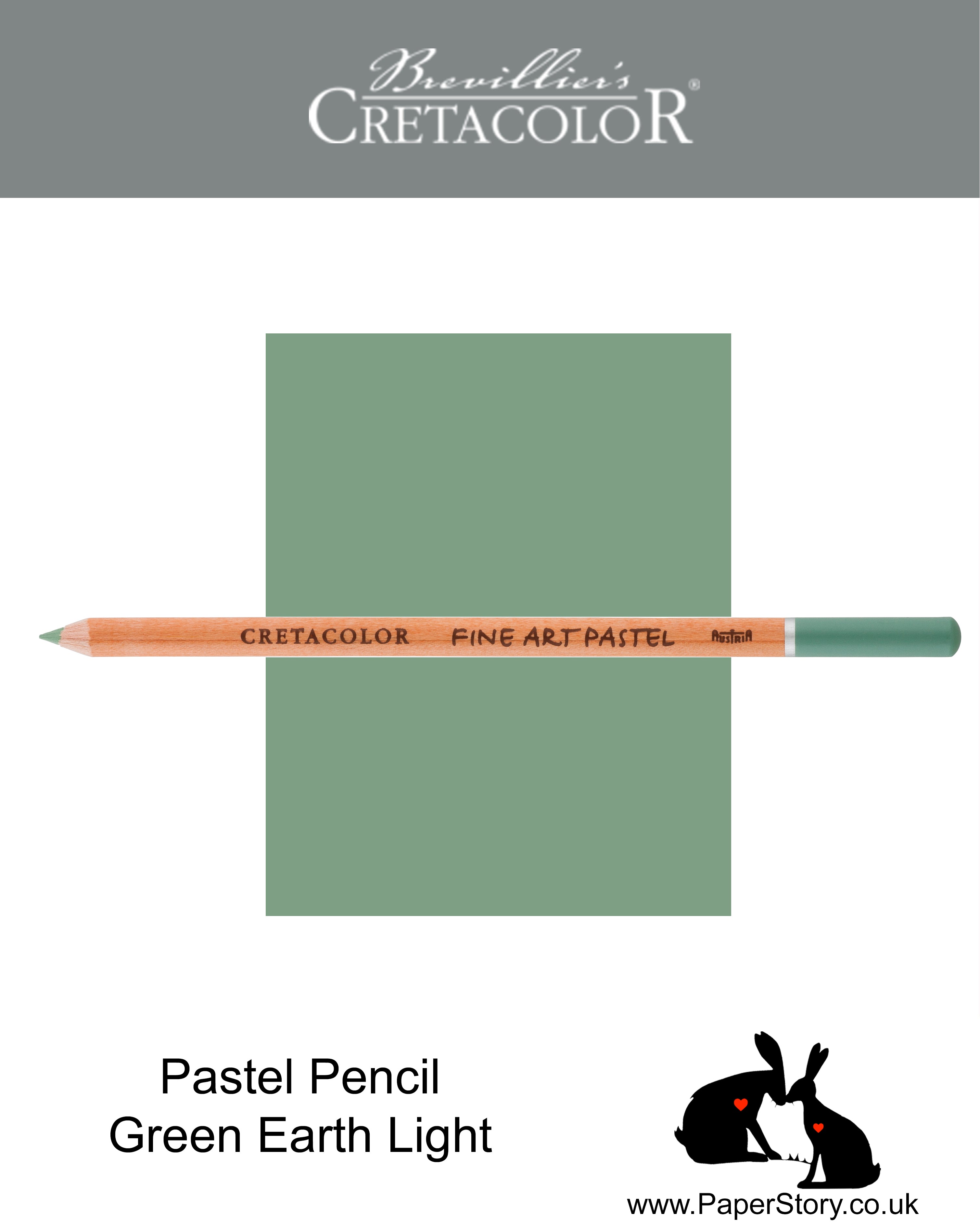Cretacolor 471 89 Artists Pastel Pencil Green Earth Light