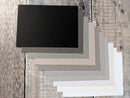 10 Layered pack of Greyscale Hammered 160 gsm paper A4-1