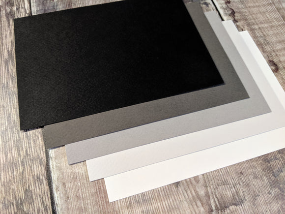 5 Layers Hammered Paper A4 Greyscale