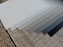 8  Layered pack of Greyscale Tiziano colours Hammered 160 gsm paper A4-2