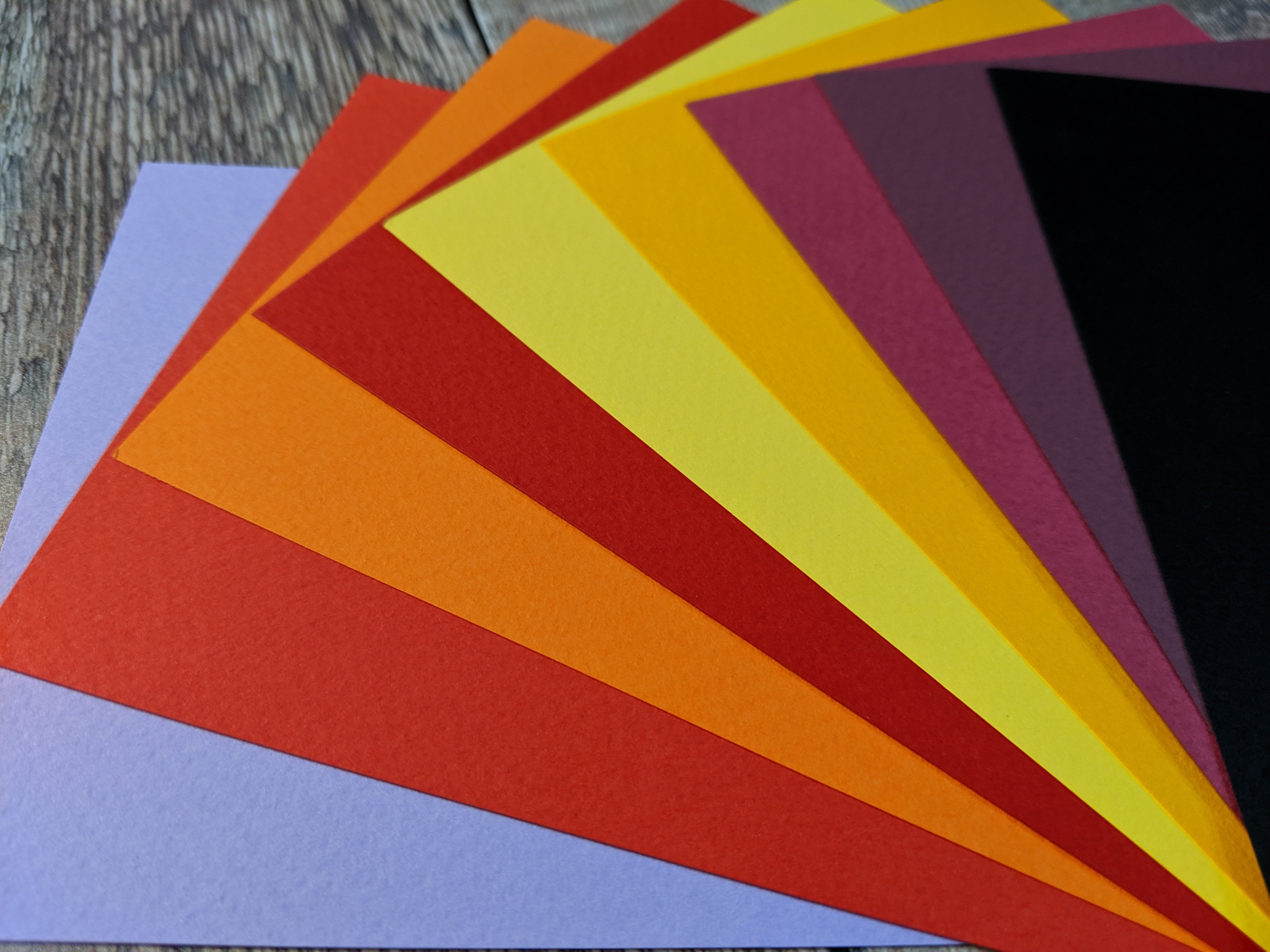 9  Layered pack of Safari colours Hammered 160 gsm paper A4 - 0