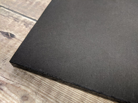 Fontaine 100 % Cotton : Clairefontaine Watercolour : Black Paper 300gsm  : Cold Press : 7 x 10 inches : 15 Sheets Black