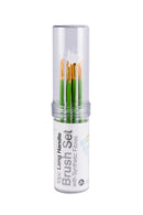 Jakar : Tube Set 6441 : Long Handle Synthetic Brush Set- 10 long handled brushes