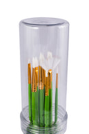 Jakar : Tube Set 6441 : Long Handle Synthetic Brush Set- 10 long handled brushes