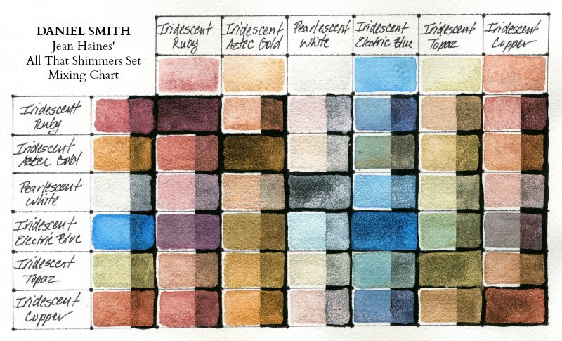 DANIEL SMITH Jean Haines’ All That Shimmers Watercolor Set of 6