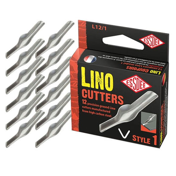 Essdee Lino Cutting tool fine lines Nº1 box of 12