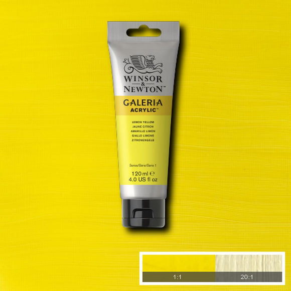 Winsor & Newton Galeria Acrylic Lemon Yellow 120ml