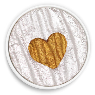 Finetec Coliro Pearlcolor Watercolour Paint Heart of Gold & Silver MO19