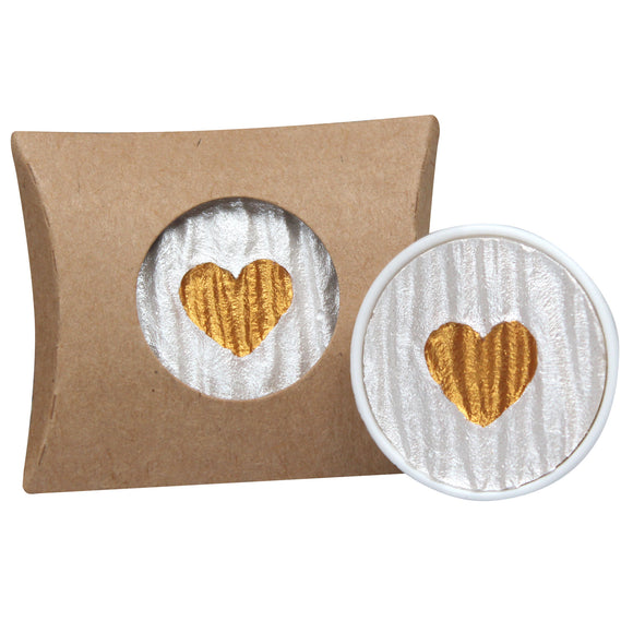 Finetec Coliro Pearlcolor Watercolour Paint Heart of Gold & Silver MO19