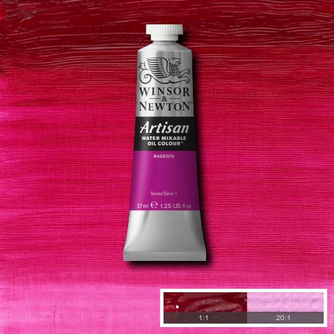 Winsor & Newton Artisan Oil : Water Mixable Oil paint 37 ml : Magenta