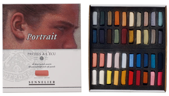 Sennelier Artist Pastel Portrait set of half sticks x 40