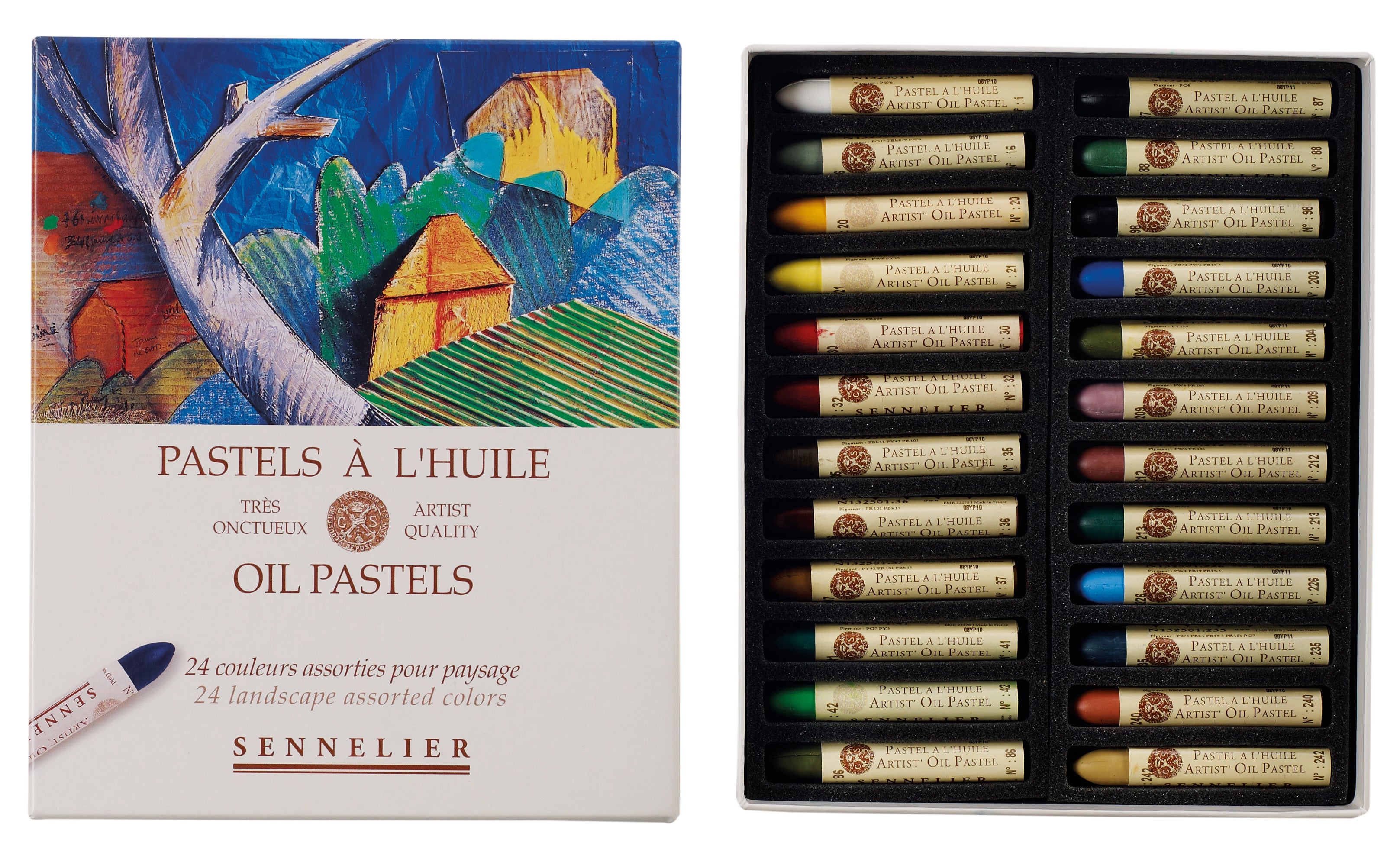 Sennelier Oil Pastels set of 24 Portrait colours