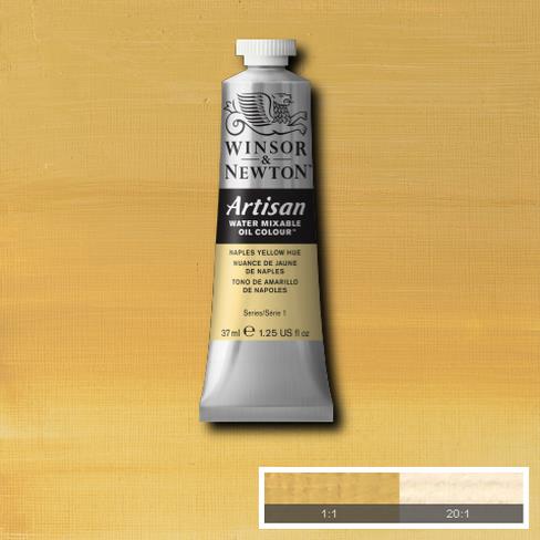 Winsor & Newton Artisan Oil : Water Mixable Oil paint 37 ml : Naples Yellow Hue