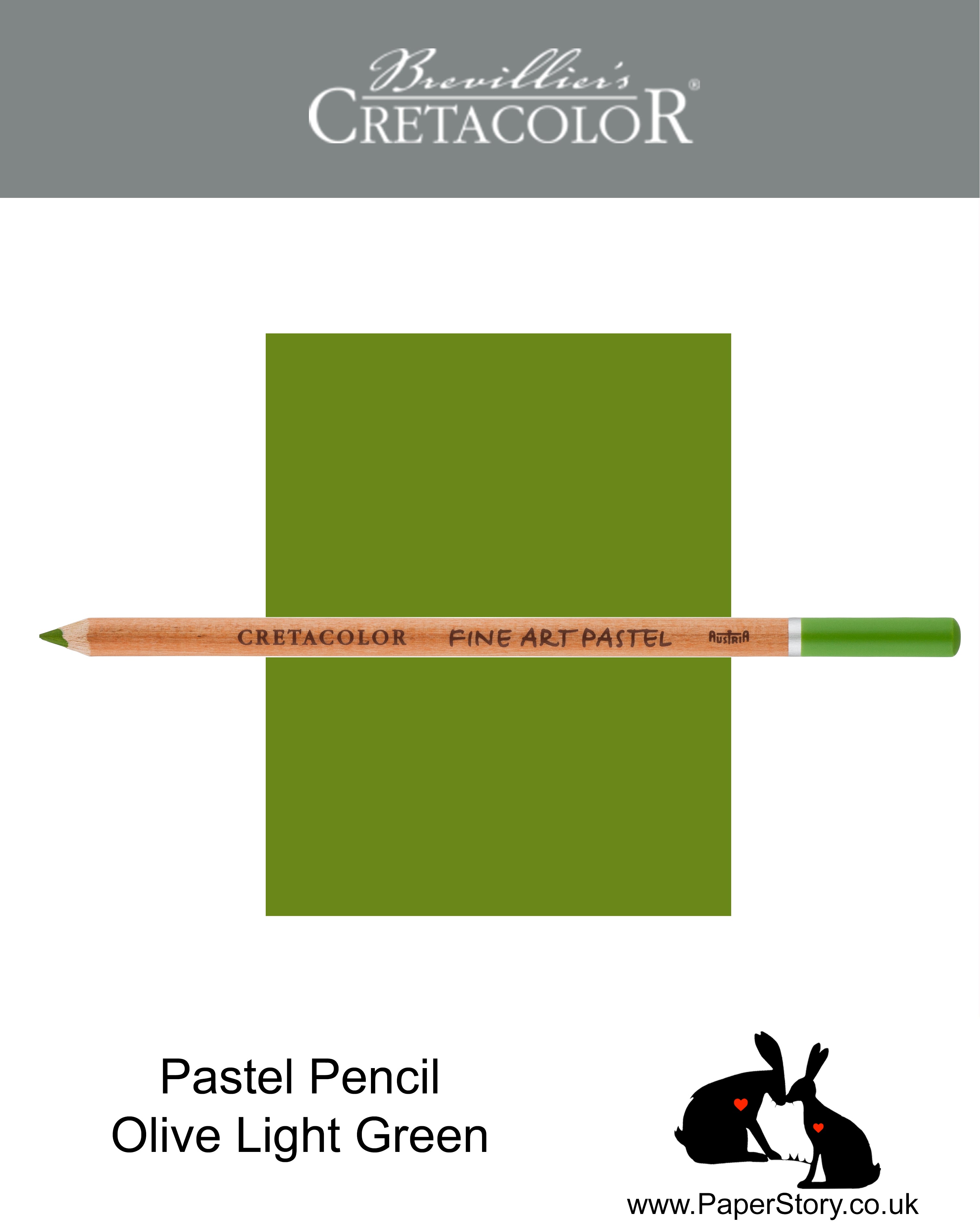 Cretacolor 471 88 Artists Pastel Pencil Olive Light Green