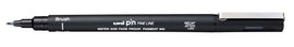 Uni Pin Fine Line Black Waterproof Drawing Pen Brush Tip