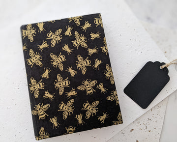 Handmade Nepalese Bee Sketchbook