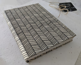 Handmade Nepalese Chevron Sketchbook