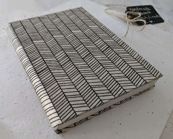 Handmade Nepalese Chevron Sketchbook