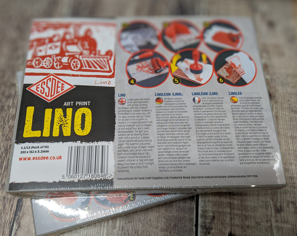 Essdee hessian lino pack on 10 sheets