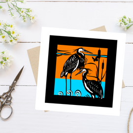 Greetings Card by PaperStory Heron