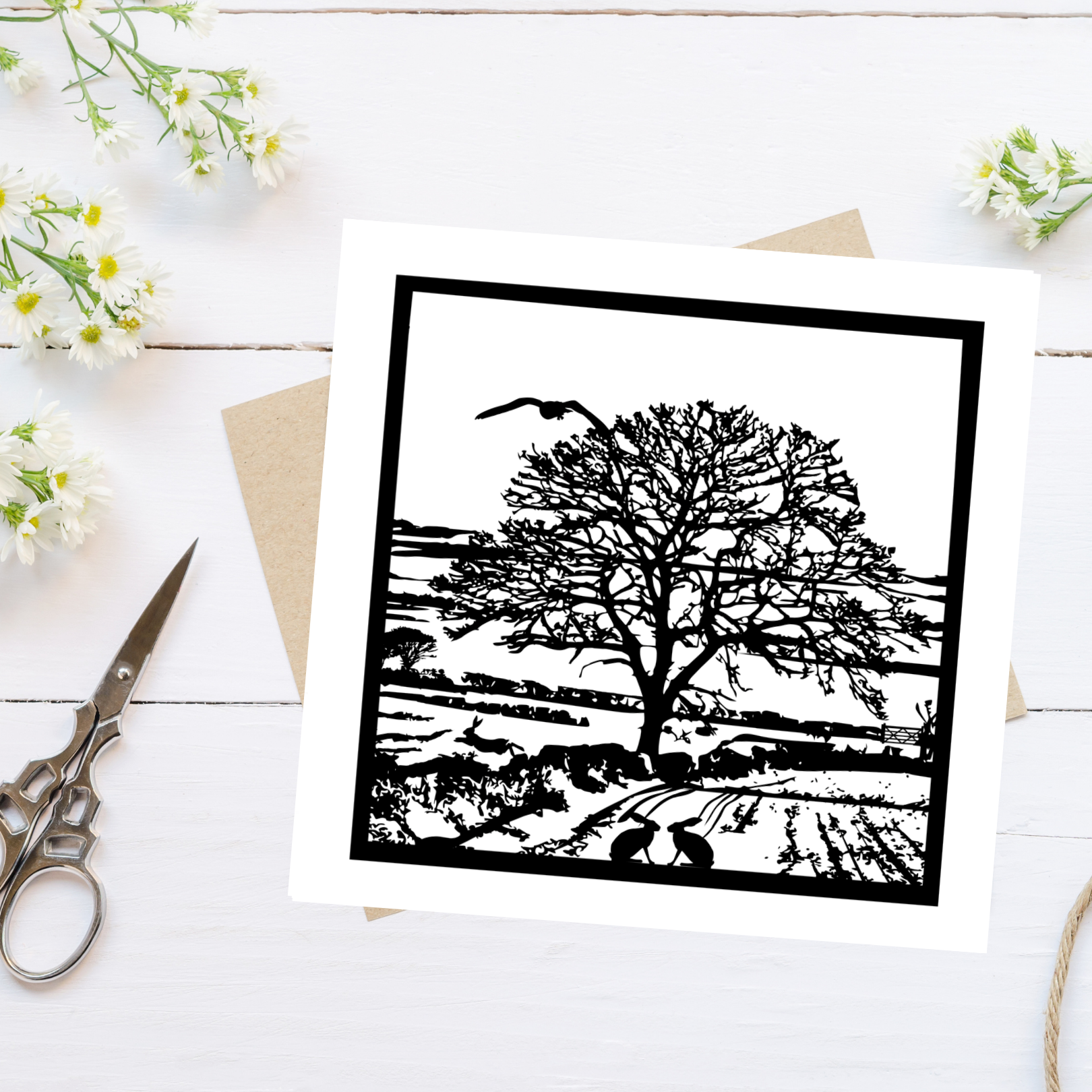 Greetings Card by PaperStory Norfolk Landscape