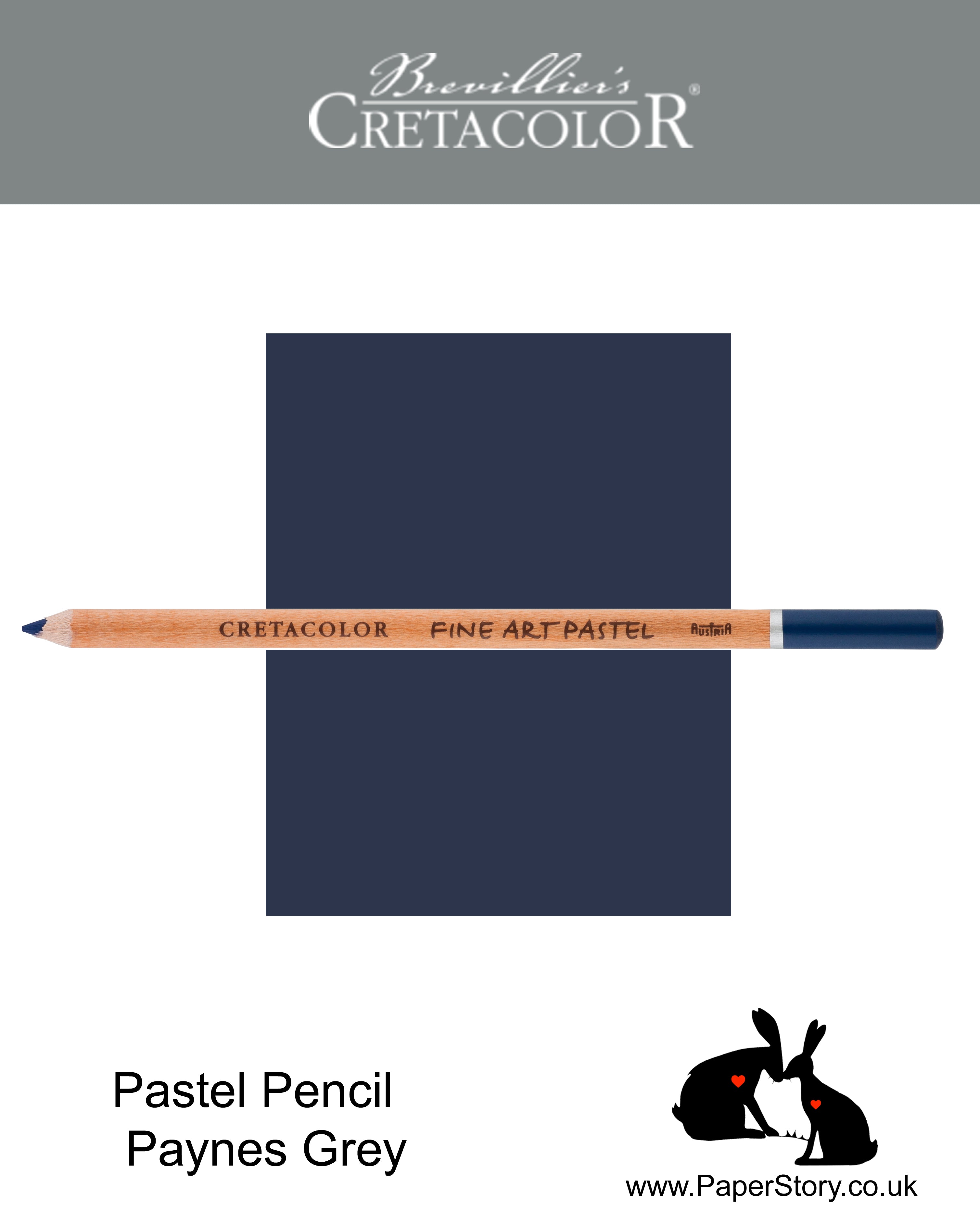 Cretacolor 472 39 Artists Pastel Pencil Paynes Grey