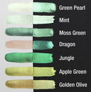 Finetec Coliro Mica Watercolour Paint Moss Green M007