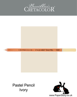 Cretacolor 472 01 Artists Pastel Pencil Ivory