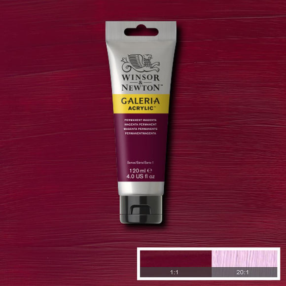 Winsor & Newton Galeria Acrylic Permanent Magenta 120ml