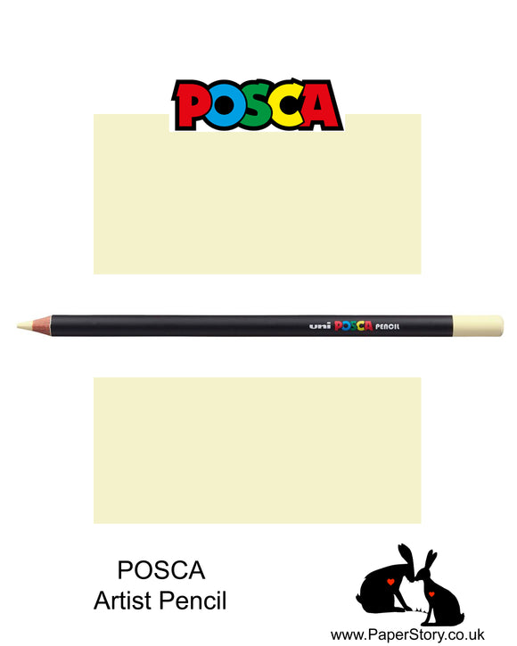 Uni POSCA individual Coloured Pencils Ivory 46
