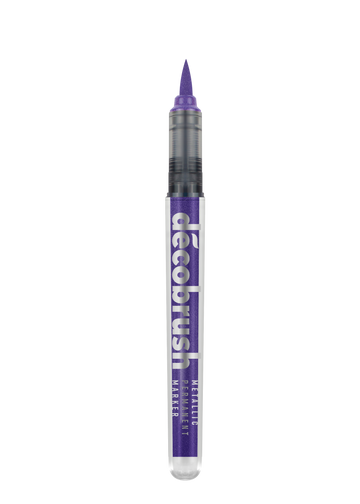 Karin Déco Brush Metallic Marker : Violet