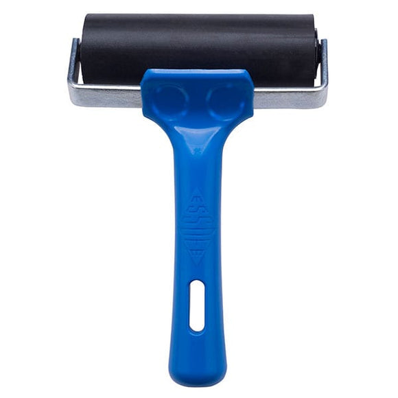 Essdee Ink Roller Blue Handle Soft rubber 100mm ( 4 inches )
