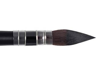 Raphaël Precision Watercolour Mini Brush Travel Set of 6 with Bamboo Roll-Up