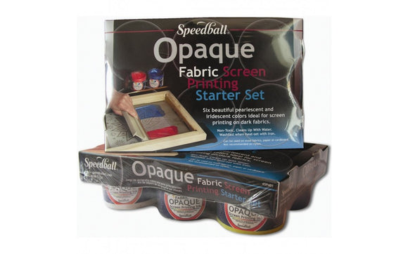 Speedball Opaque Fabric Screen printing paint set 