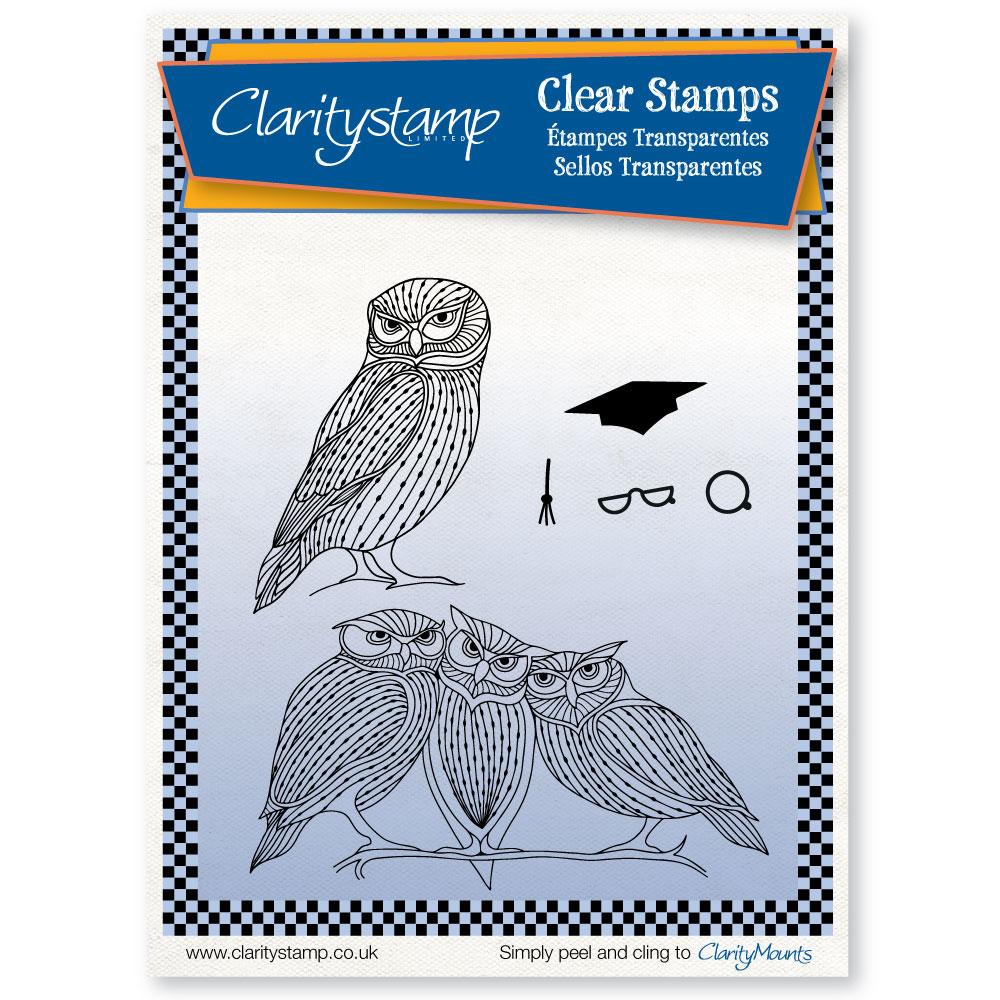 ClarityStamp Wise Owls Stamps