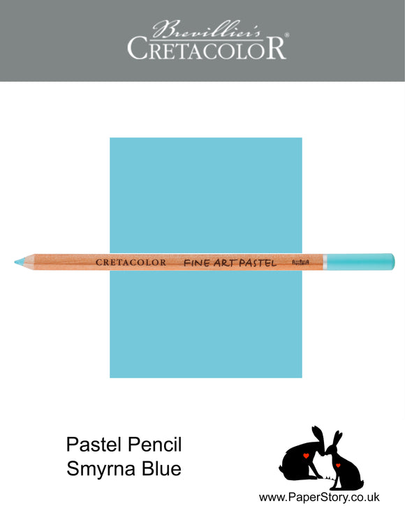 These Fine Art Pastel Pencils are perfect for fine detailed work. Smyrna Blue, light duck egg blue