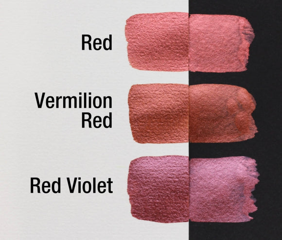 NEW Finetec Coliro Mica Watercolour Paint  :  Vermilion Red M039