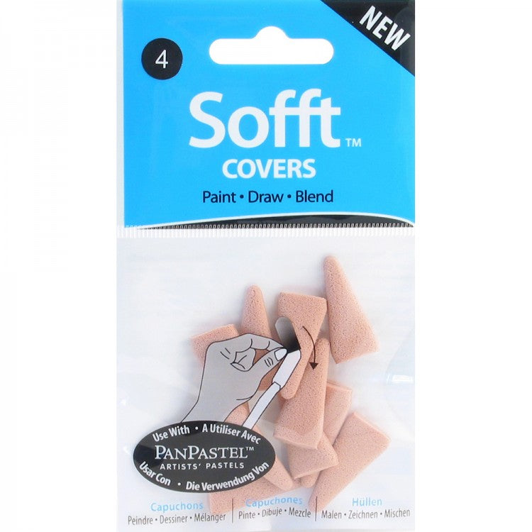 PanPastel Sofft Tools : Replacement covers : Nº 4  Point 10 pack