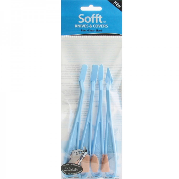 PanPastel Sofft tools :Sofft Knife & Covers : Mixed Set of 12