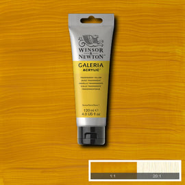 Winsor & Newton Galeria Acrylic Transparent Yellow 120ml