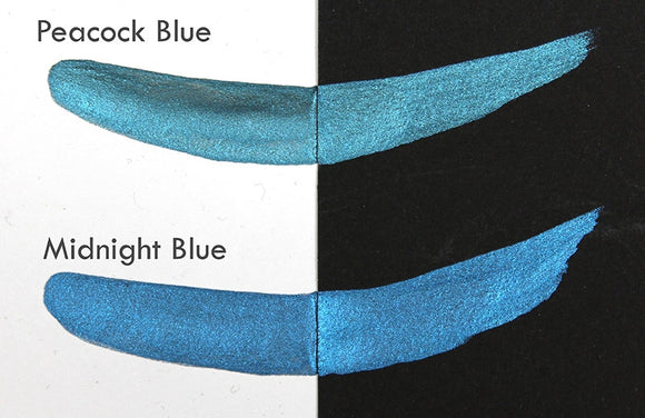 Finetec Coliro Mica Watercolour Paint  Peacock Blue M013