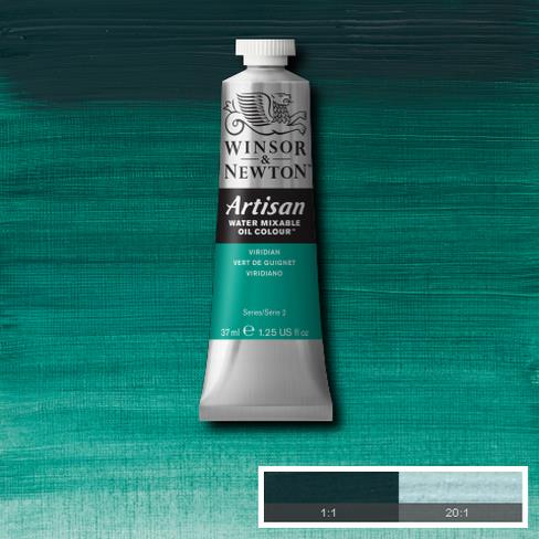 Winsor & Newton Artisan Oil Water Mixable Oil paint 37 ml Viridian