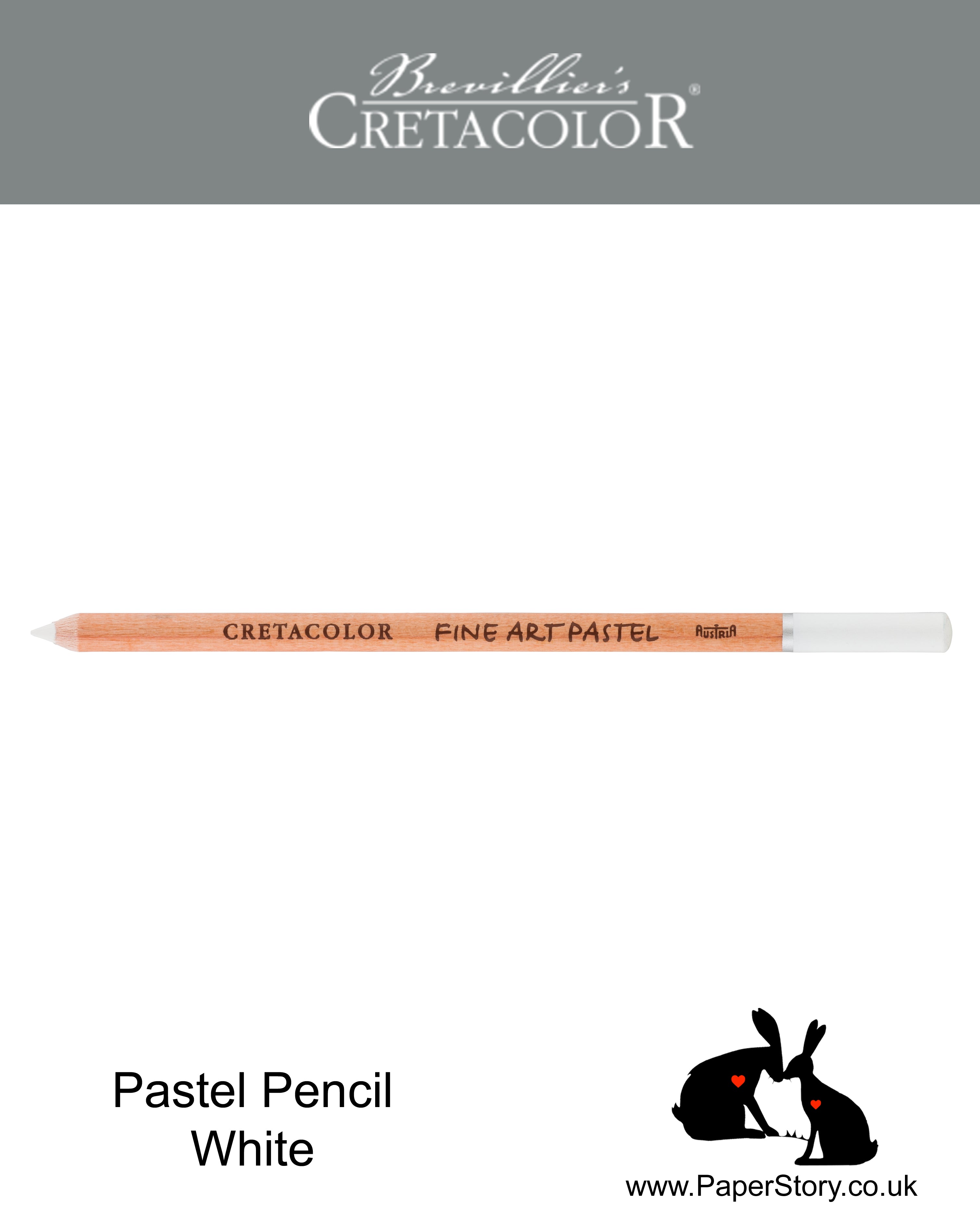 Cretacolor 471 01 Artists Pastel Pencil White