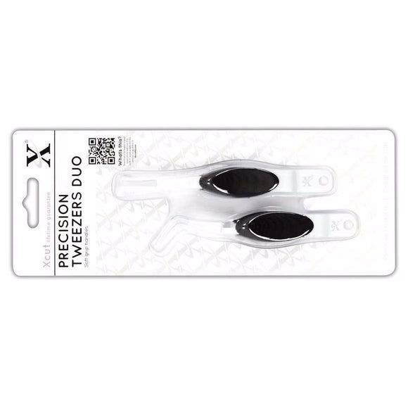 XCut docrafts Soft Grip precision Tweezers Duo set