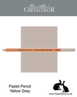 Cretacolor 472 26 Artists Pastel Pencil Yellow Grey