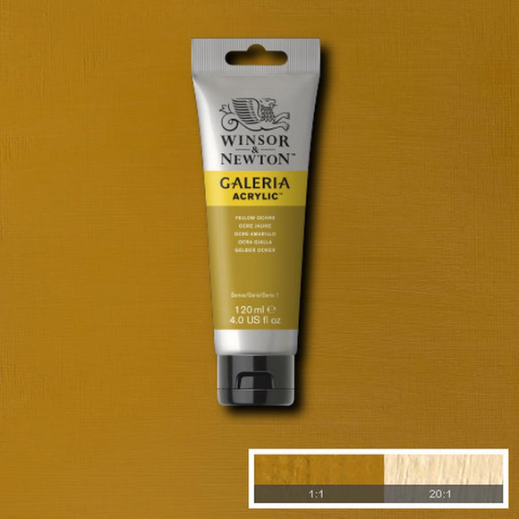 Winsor & Newton Galeria Acrylic Yellow Ochre 120ml