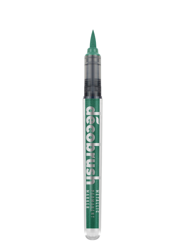 Karin Déco Brush Metallic Marker : Green