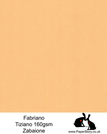 High quality paper from Italy, Zabaione, honey cream with a warm yellow undertones. Tiziano is 160 gsm, Tiziano has a high cotton content, a textured naturally sized surface. This paper is acid free to guarantee long permanence in time, pH neutral. It has highly lightfast colours, an excellent surface making and sizing which make this paper particularly suitable for papercutting, 